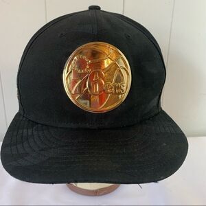 Philadelphia 76ers NE 59Fifty Gold Medallion Hat